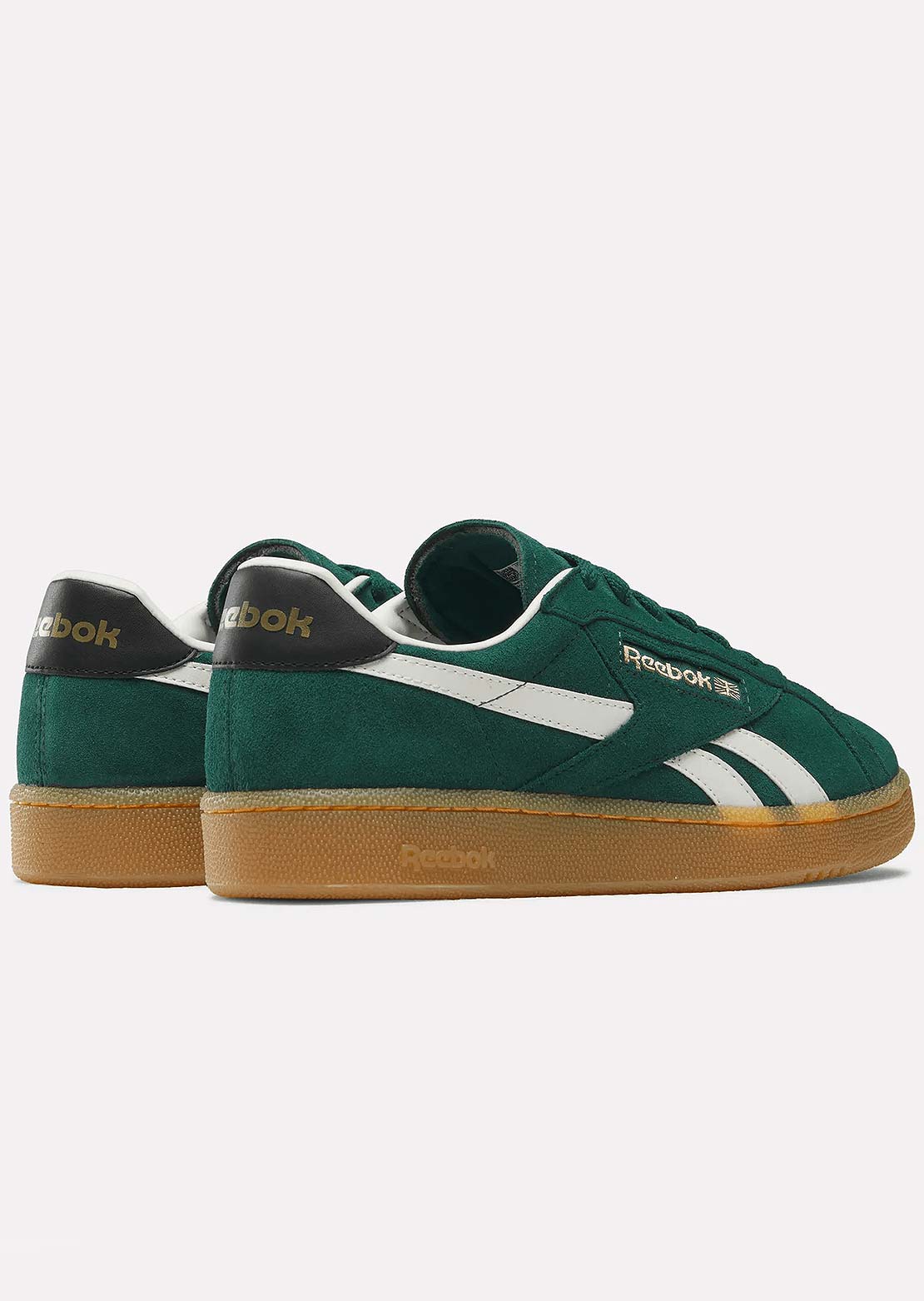 Reebok Unisex Club C Grounds Uk Shoes Collegiategreen/Black/Gum