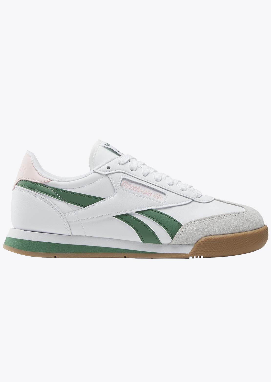 Reebok Women's Campio XT Shoes FTWR White/Field Green/Pure Pink