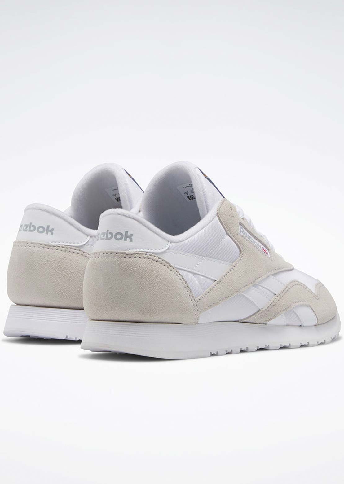 Reebok Women's CL Nylon Shoes FTWR White/FTWR White/FTWR White