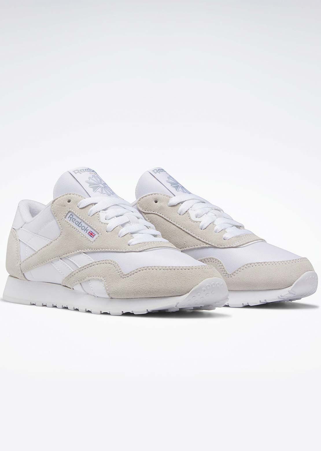 Reebok Women's CL Nylon Shoes FTWR White/FTWR White/FTWR White