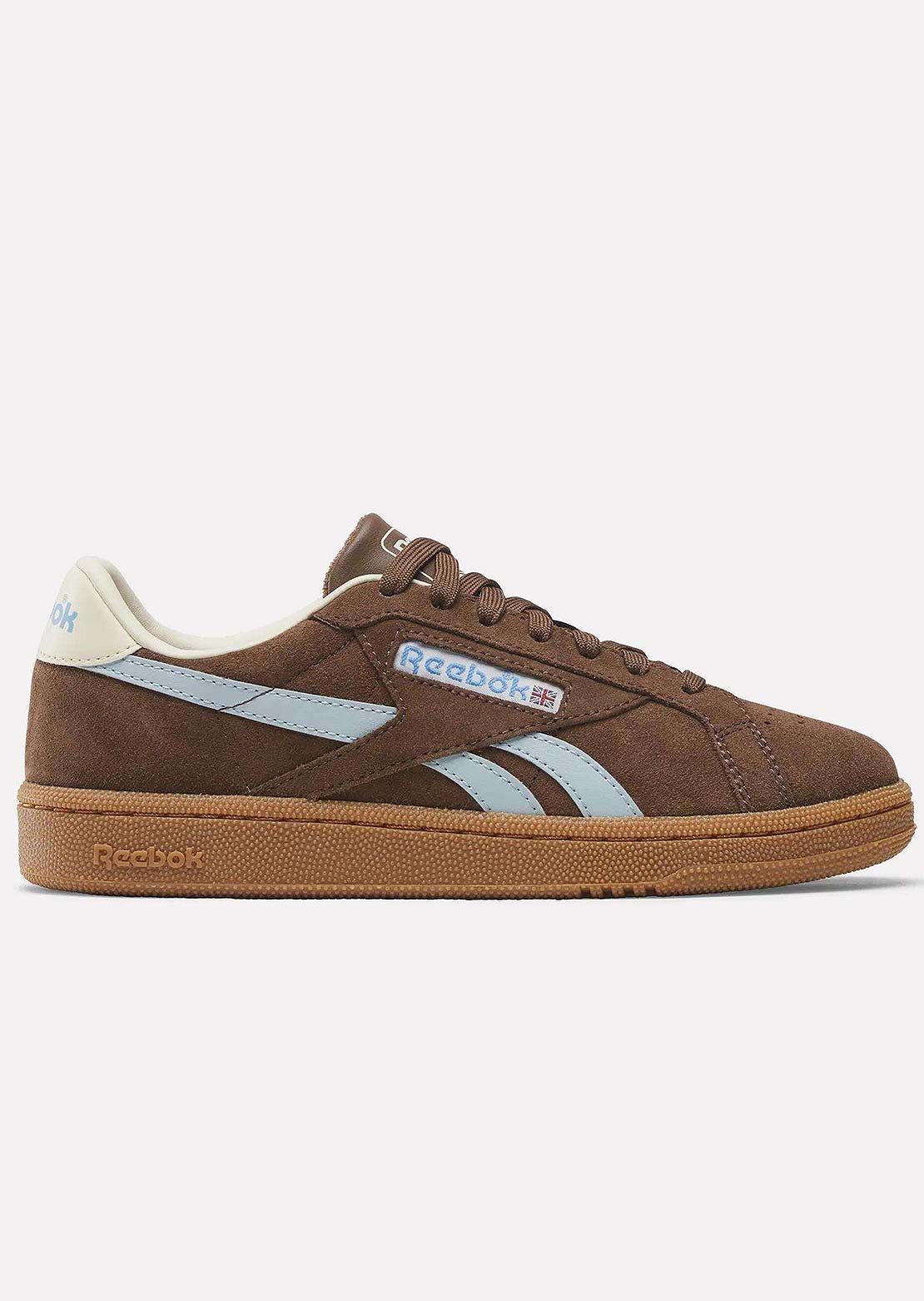 Reebok Women's Club C Grounds UK Shoes Simple Brown/Ice Blue/Gum