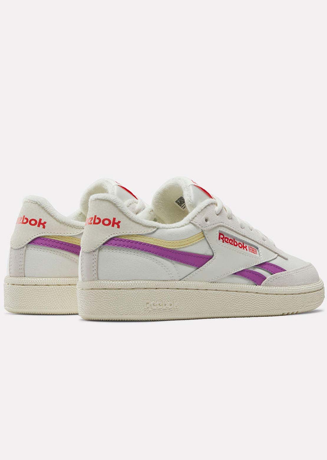 Reebok Women's Club C Revenge Shoes Chalk/Vintage Chalk/Purple Rave