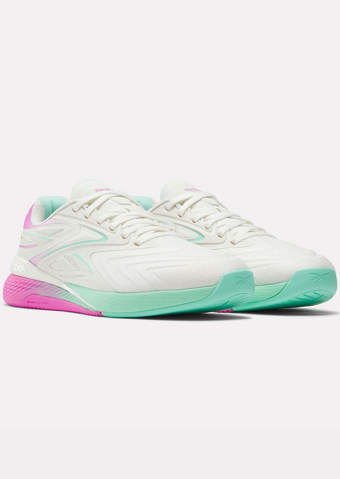 Reebok Women's Nano X5 Edge Shoes Chalk/Virtual Pink/Atomic Aqua