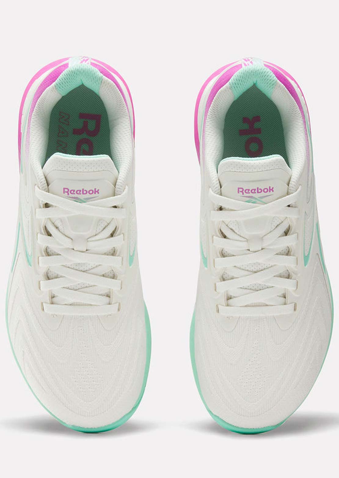 Reebok Women's Nano X5 Edge Shoes Chalk/Virtual Pink/Atomic Aqua