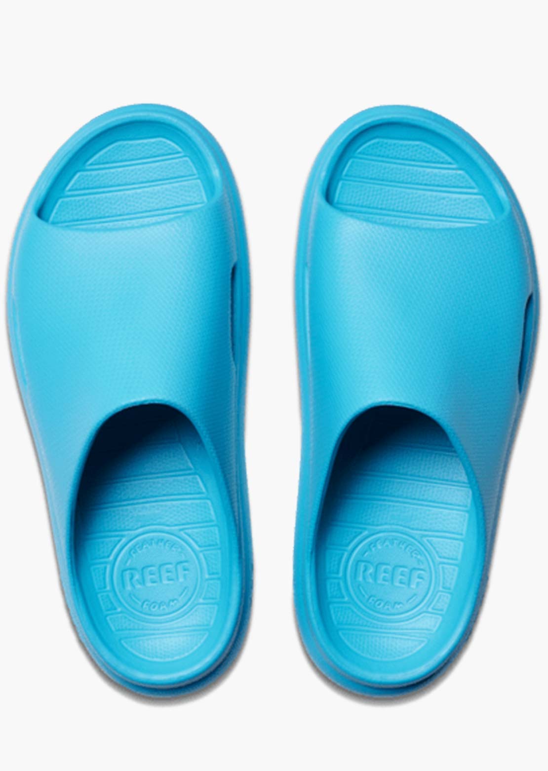 Reef Junior Rio Slide Sandals Scuba Blue