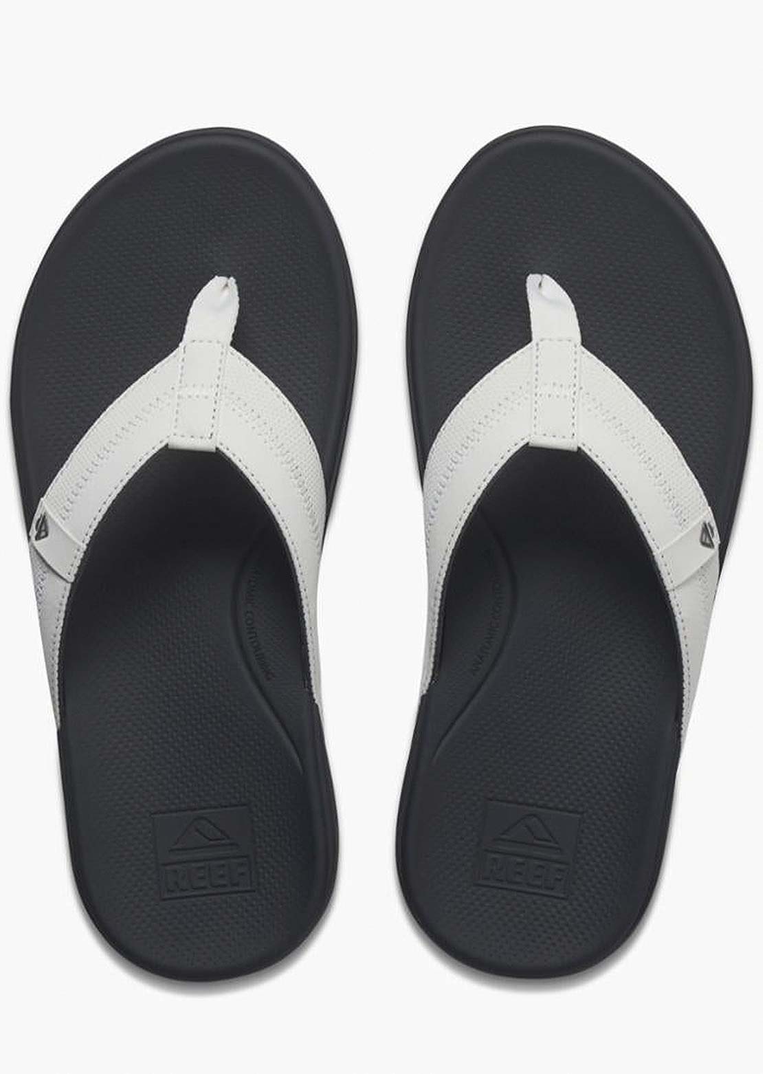 Reef Men's Cushion Phantom Sandals White/Charcoal