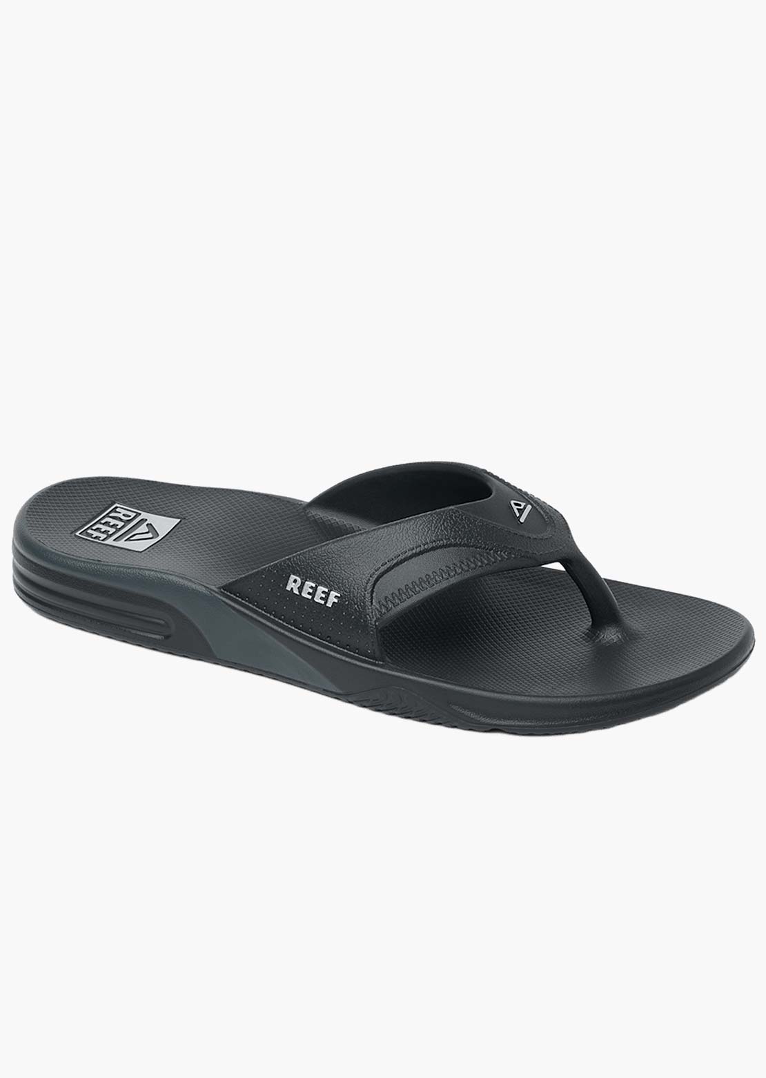 Reef Men's Fanning H20 Sandals Black Silver