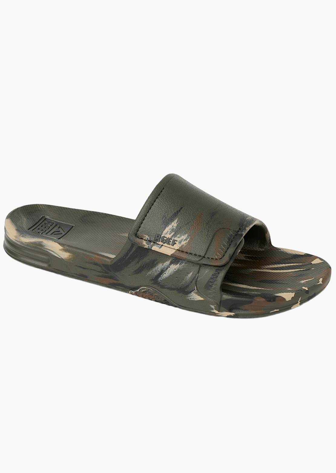 Reef Men's Fanning Slide H20 Sandals Camo Marble