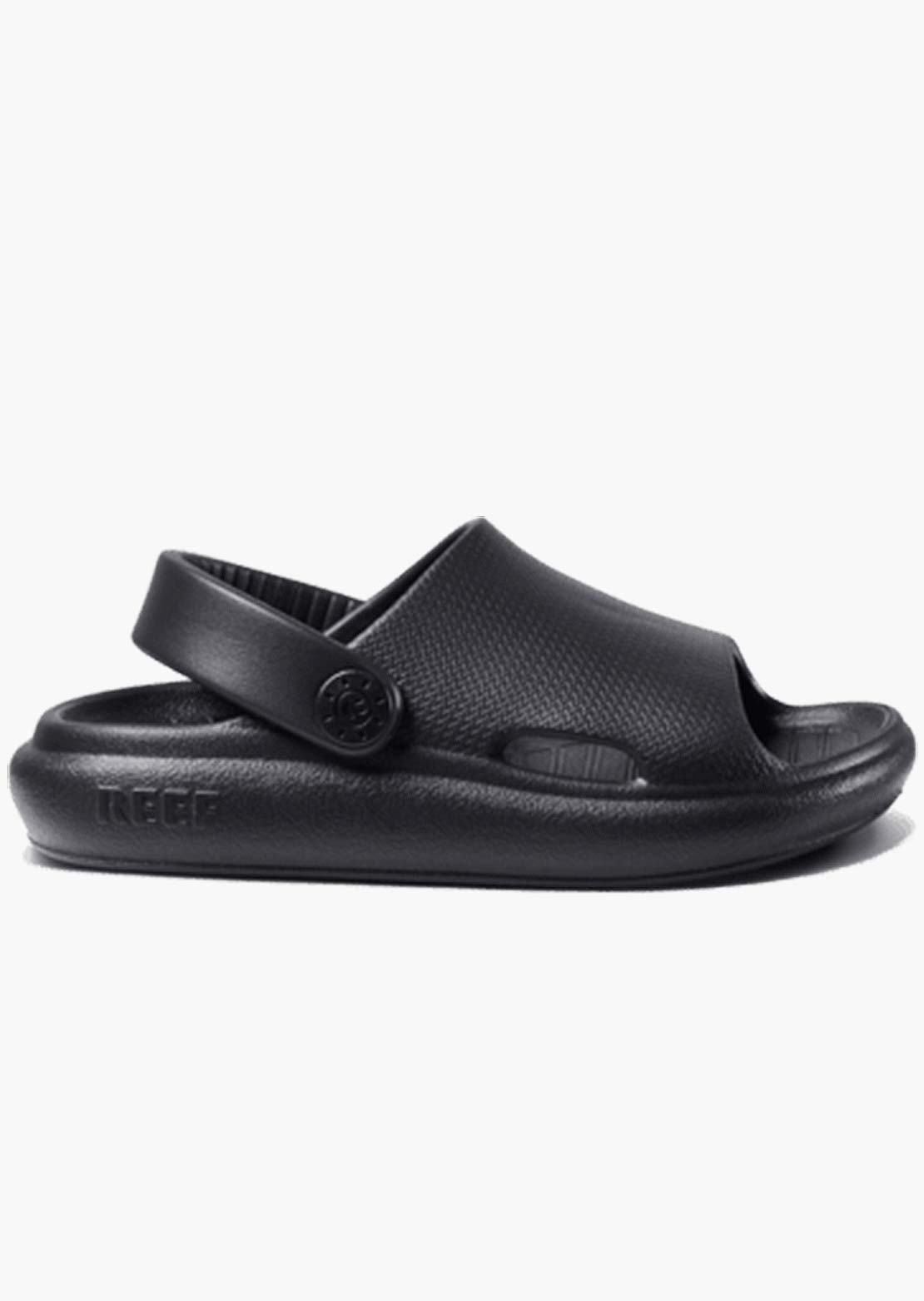 Reef Toddler Little Rio Slide Sandals Black