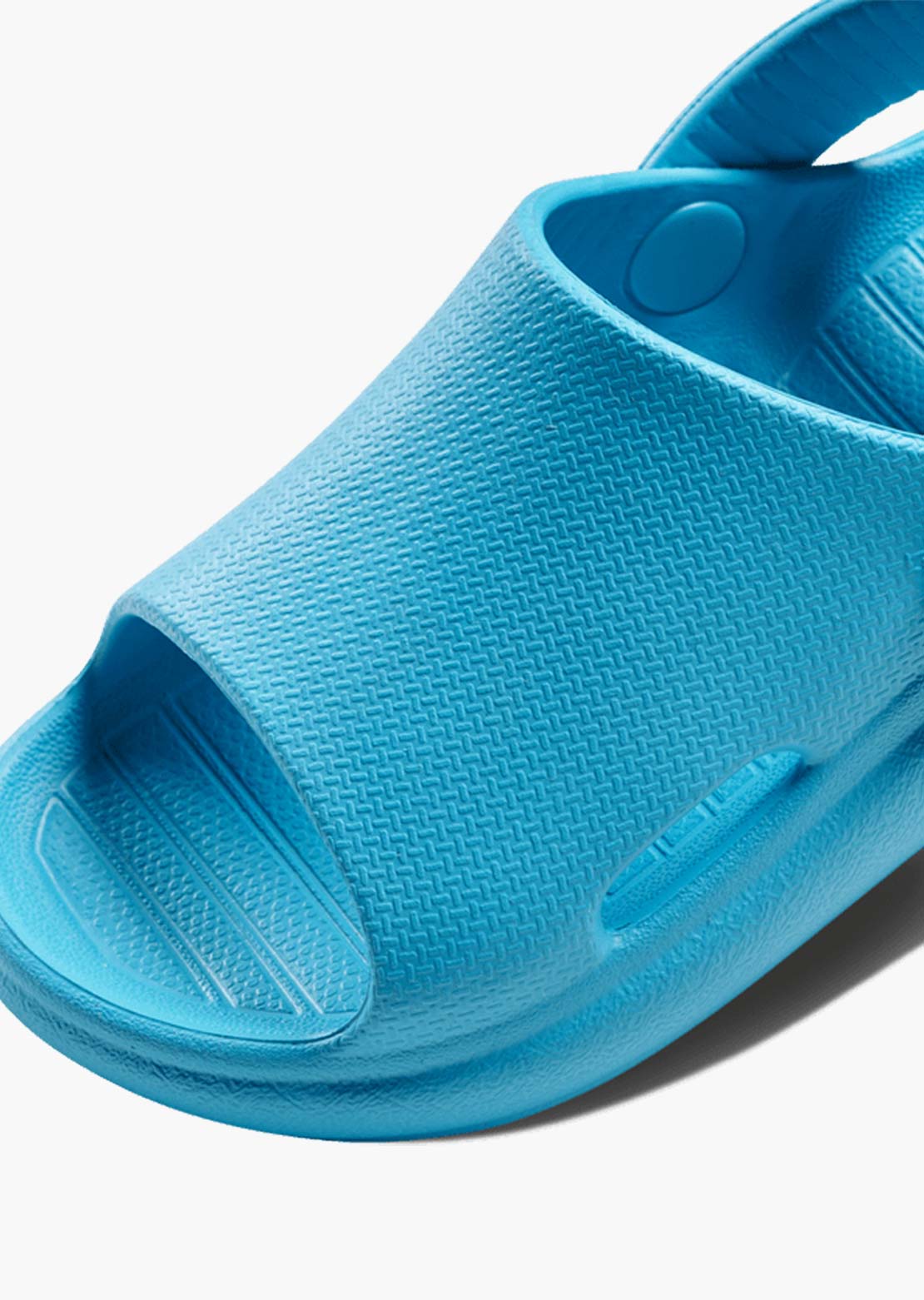 Reef Toddler Little Rio Slide Sandals Scuba Blue