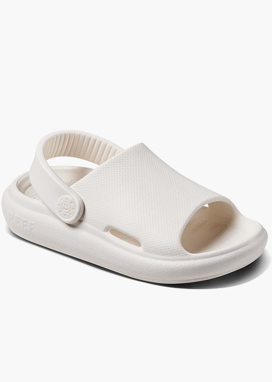 Reef Toddler Little Rio Slide Sandals Whisper White