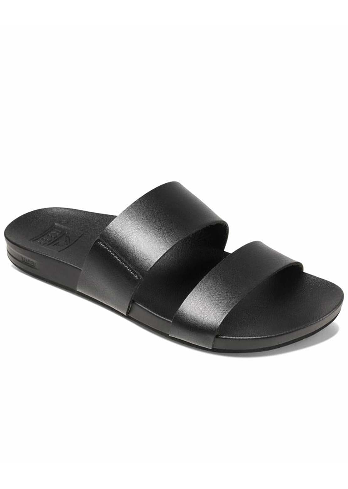 Reef Women's Cushion Vista Slides Black