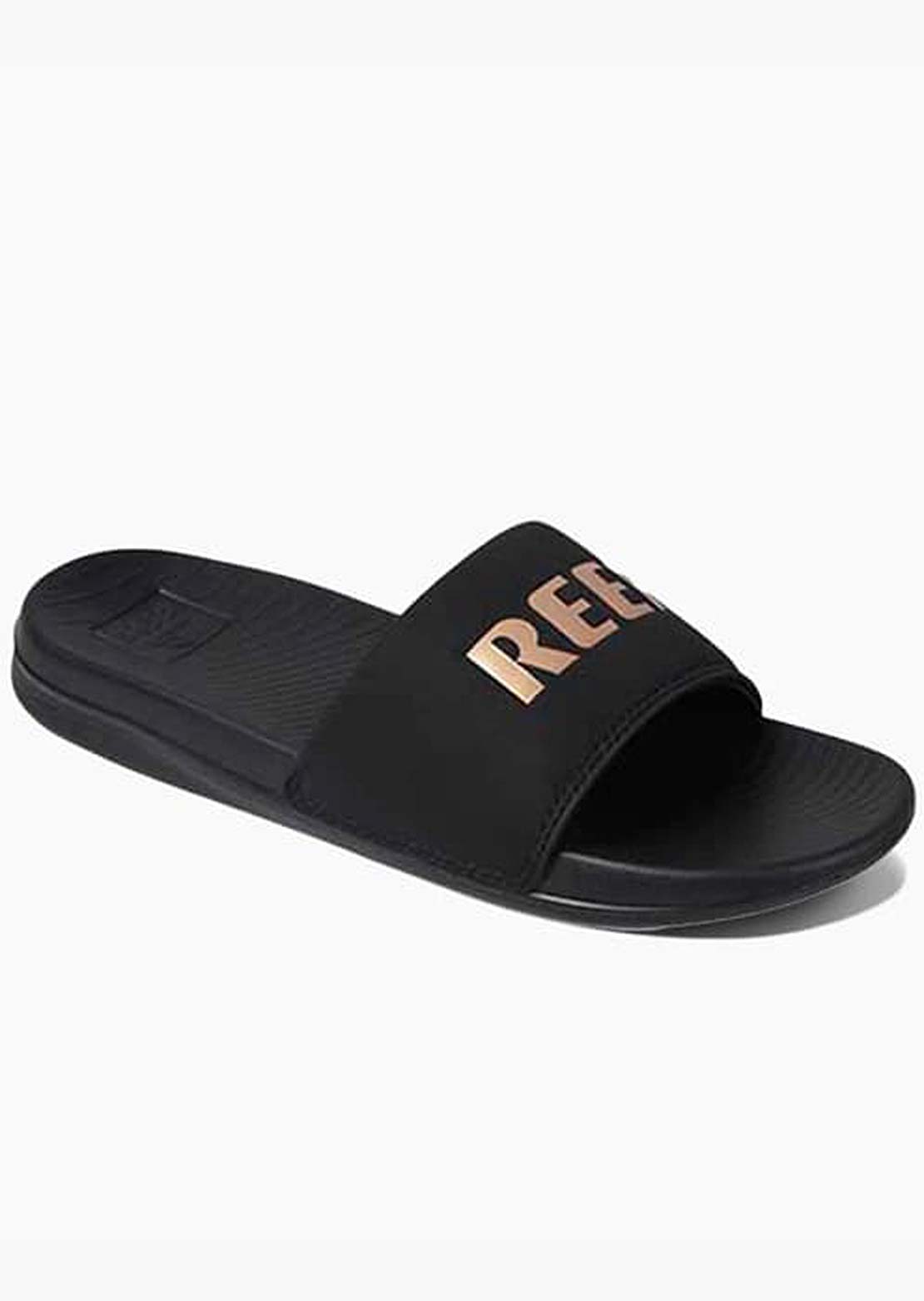 Reef Women&#39;s One Slides Black/Gold