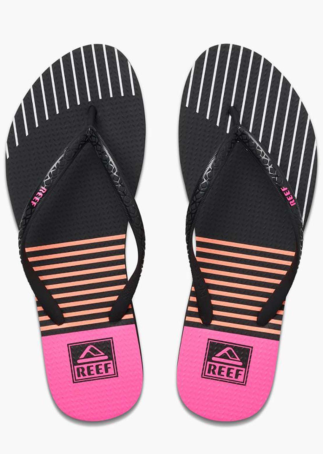 Reef Women's Seaside Prints Slippers Retro Block