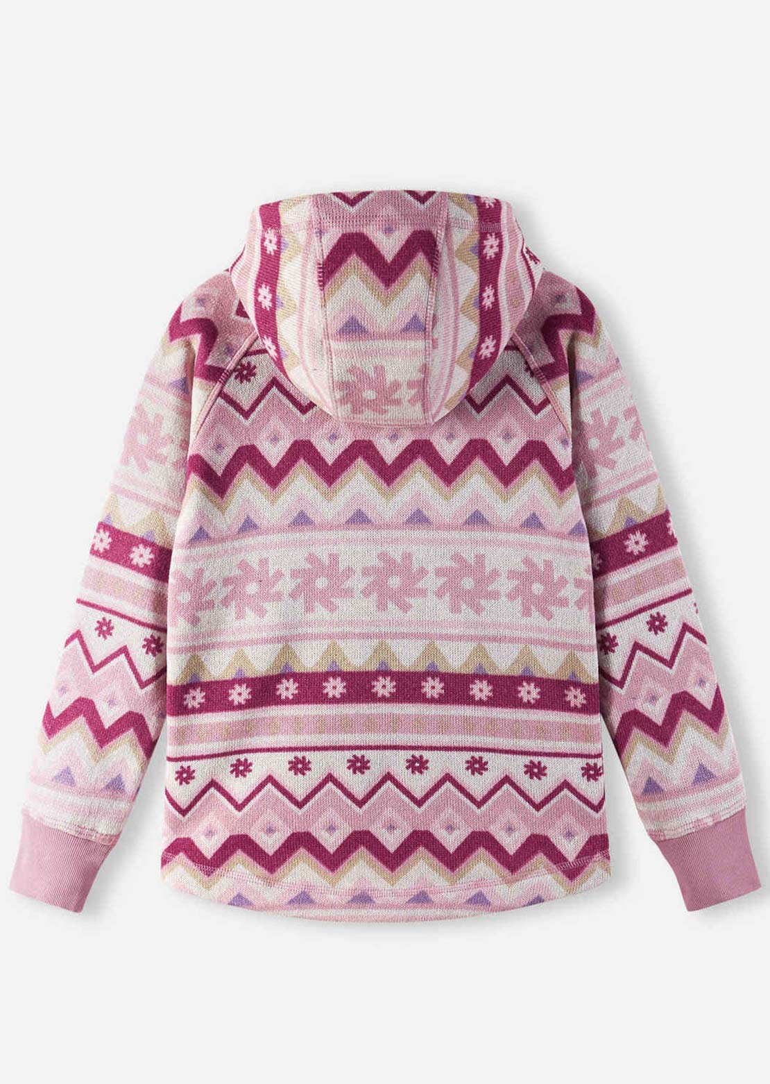 Reima Junior Northern Fleece Hood Grey Pink