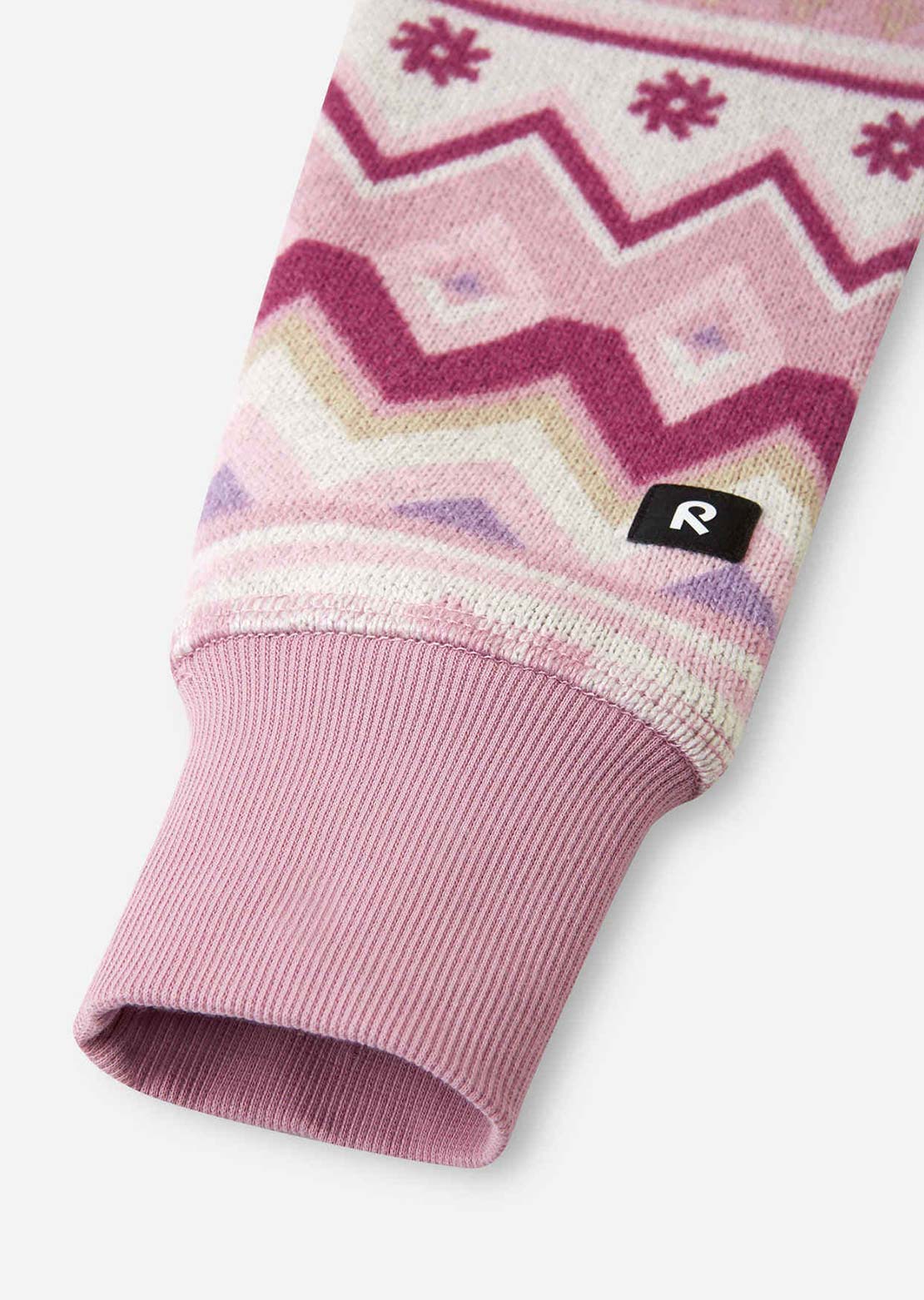 Reima Junior Northern Fleece Hood Grey Pink