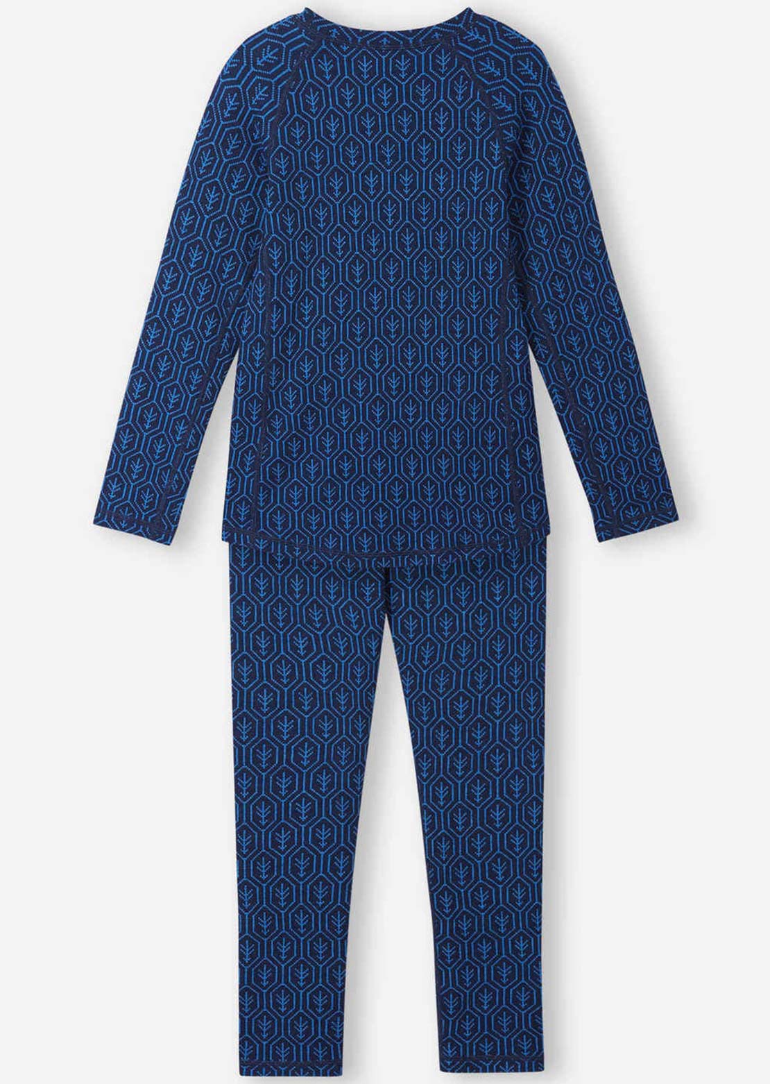 Reima Junior Taival Wool Base Layer Set Navy