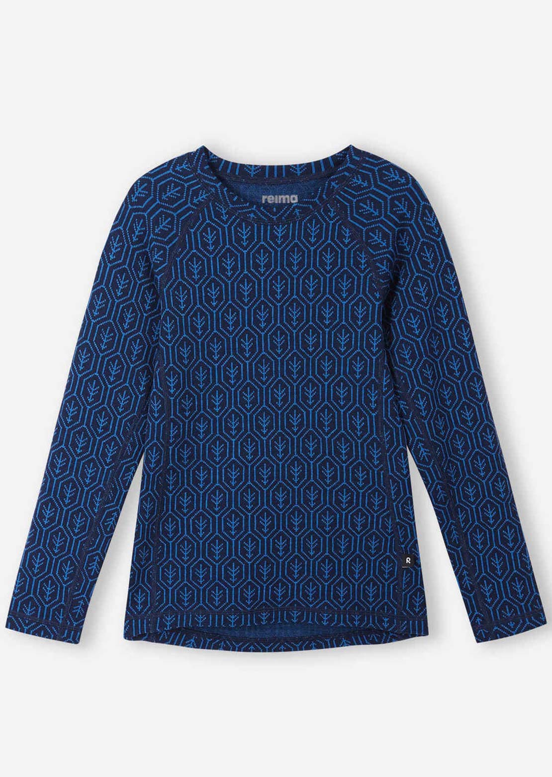 Reima Junior Taival Wool Base Layer Set Navy