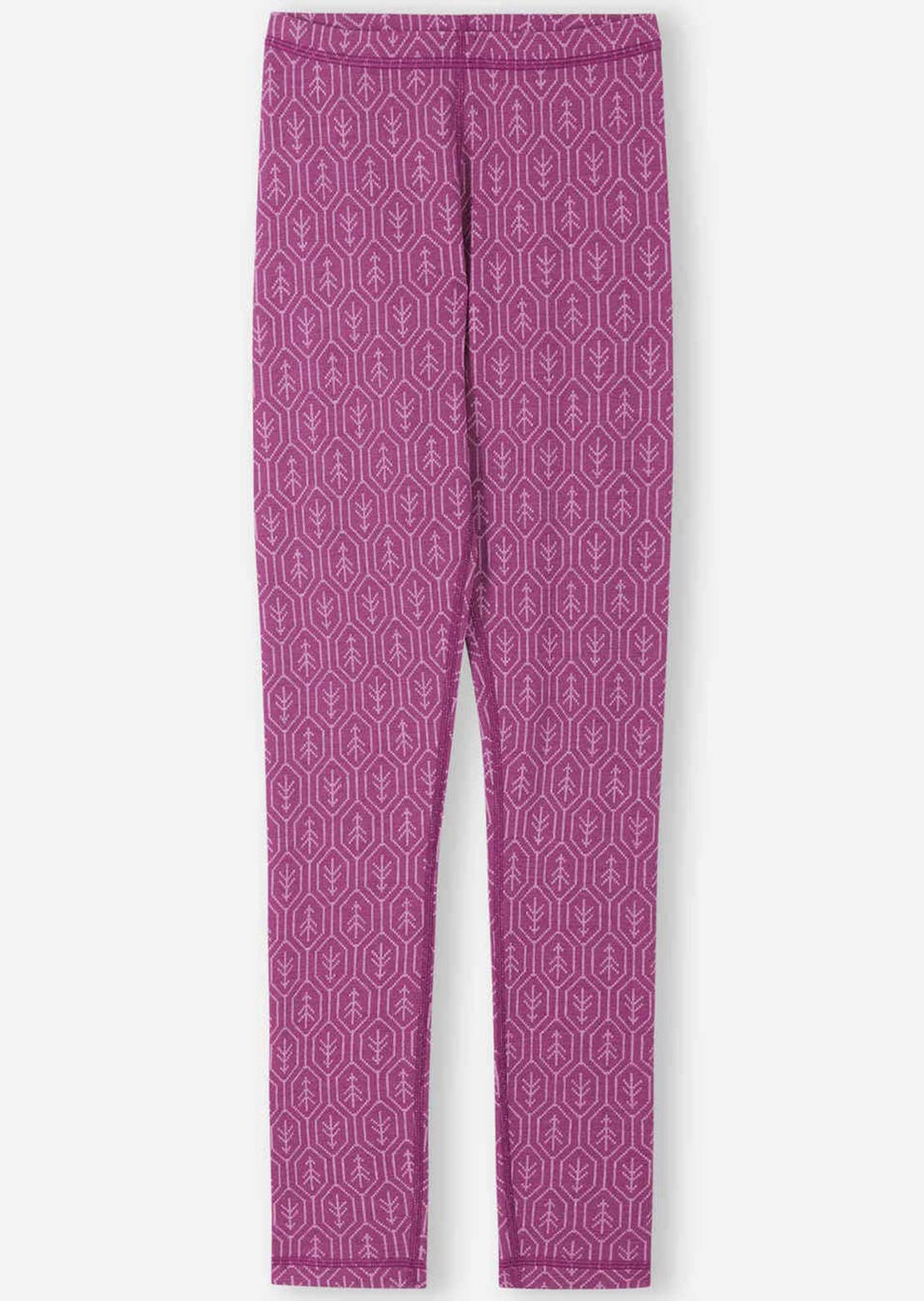 Reima Junior Taival Wool Base Layer Set Red Violet