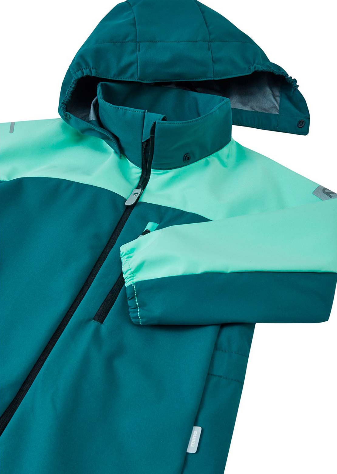 Reima Toddler Alkava Softshell Overall Dark Teal