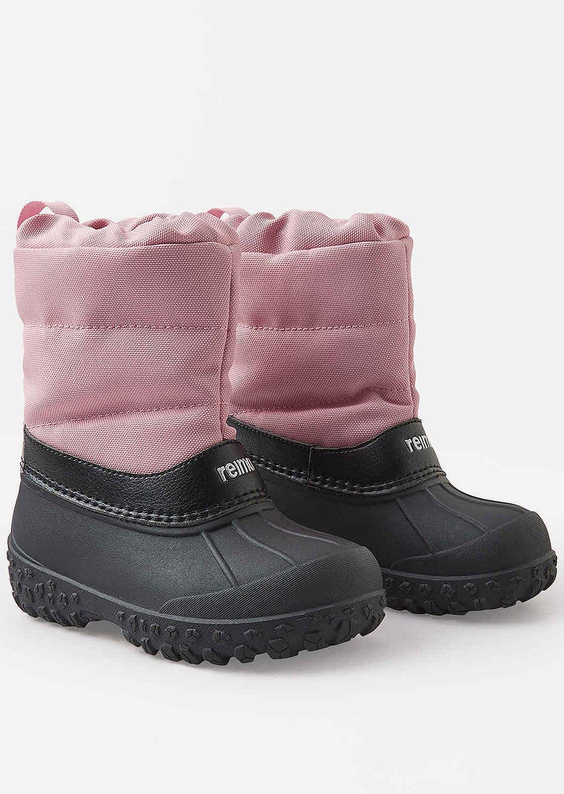 Reima Toddler Loskari Winter Boots Grey Pink