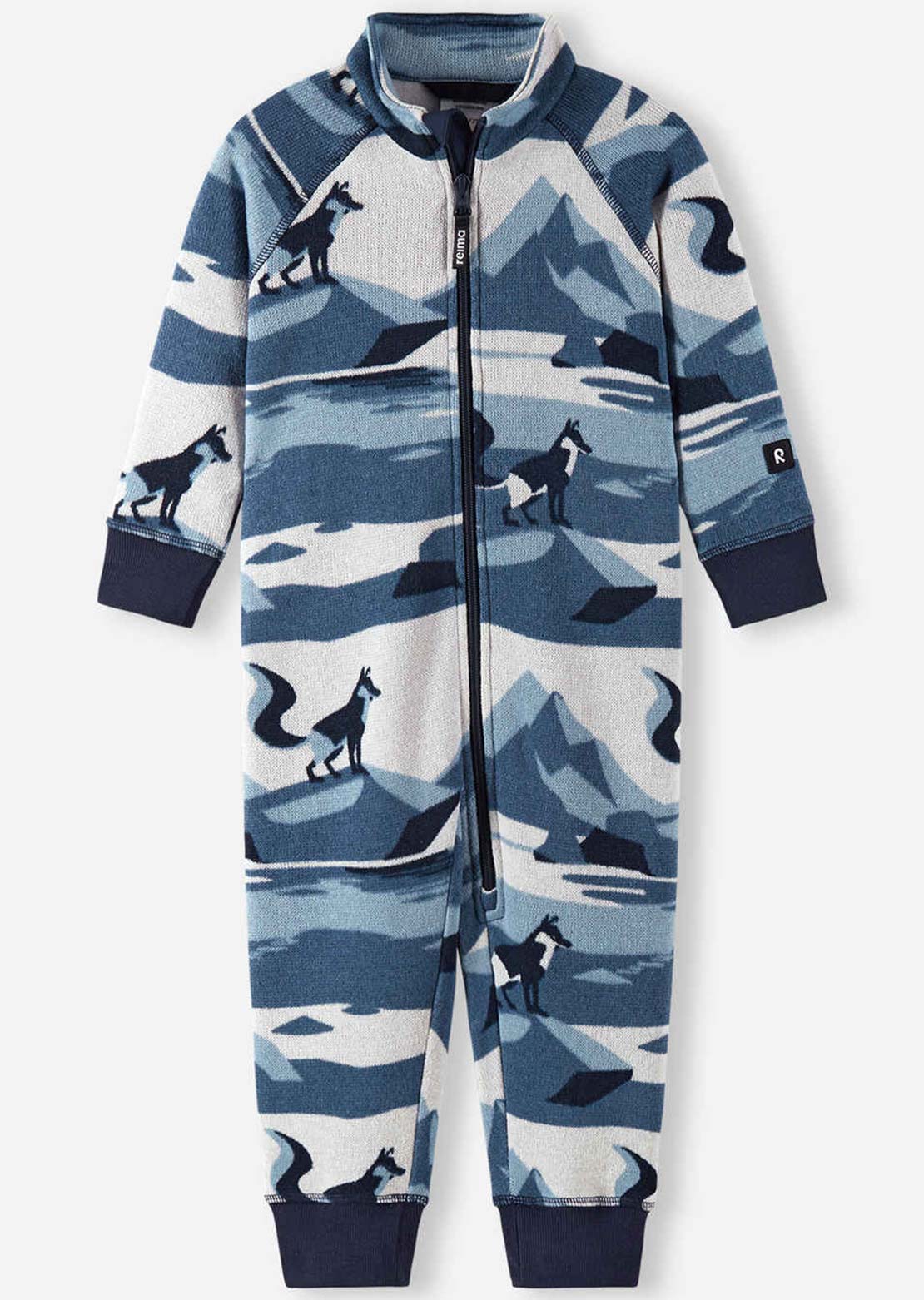 Reima Toddler Myytti Fleece Overall Navy
