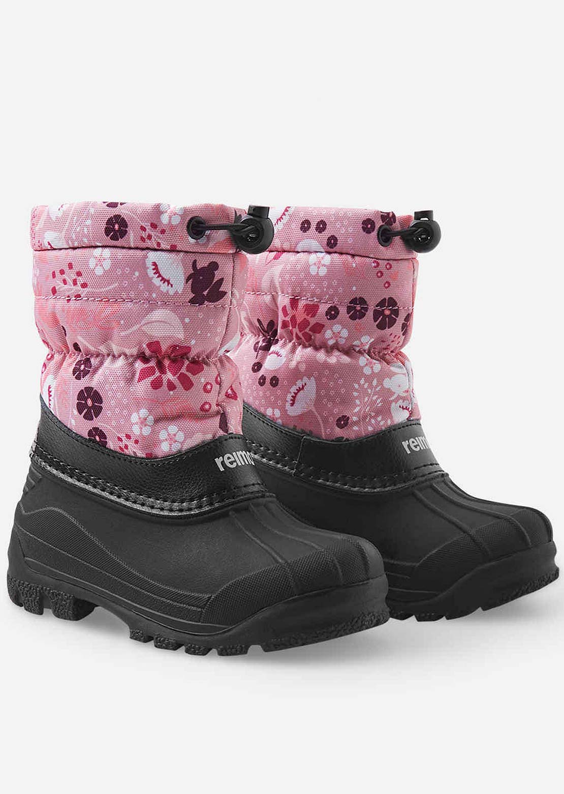 Reima Toddler Nefar Winter Boots Grey Pink