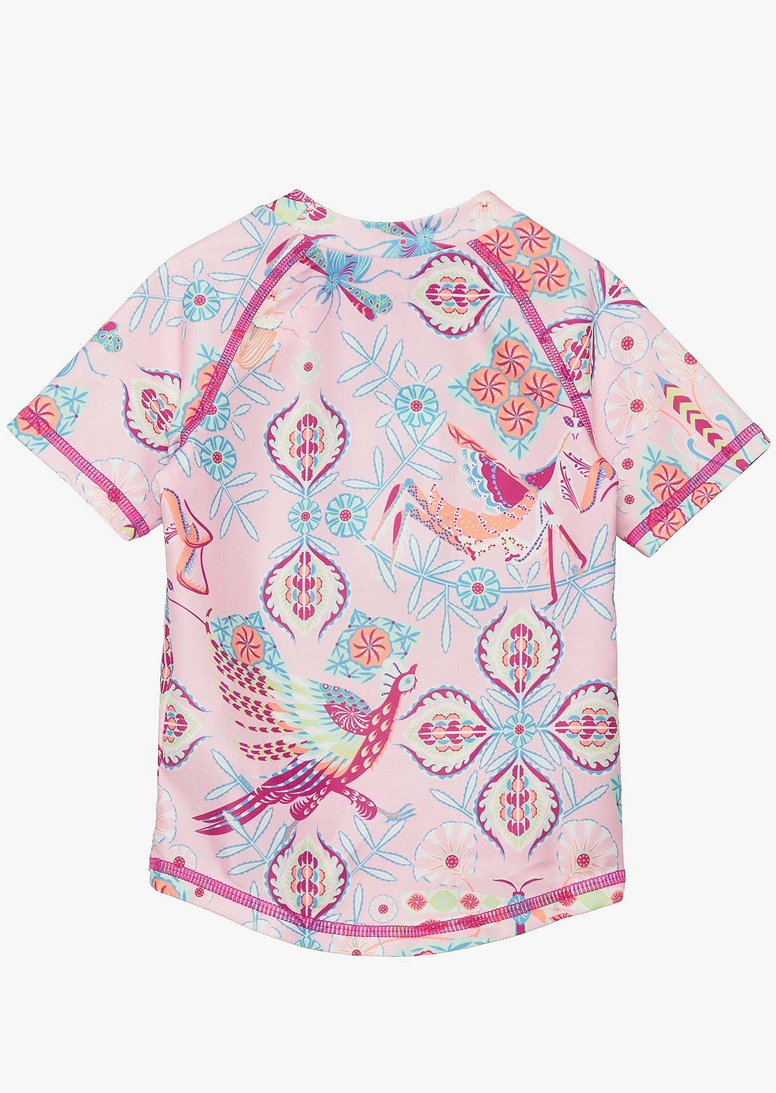 Reima Toddler Pulikoi Swim Shirt Magenta Purple