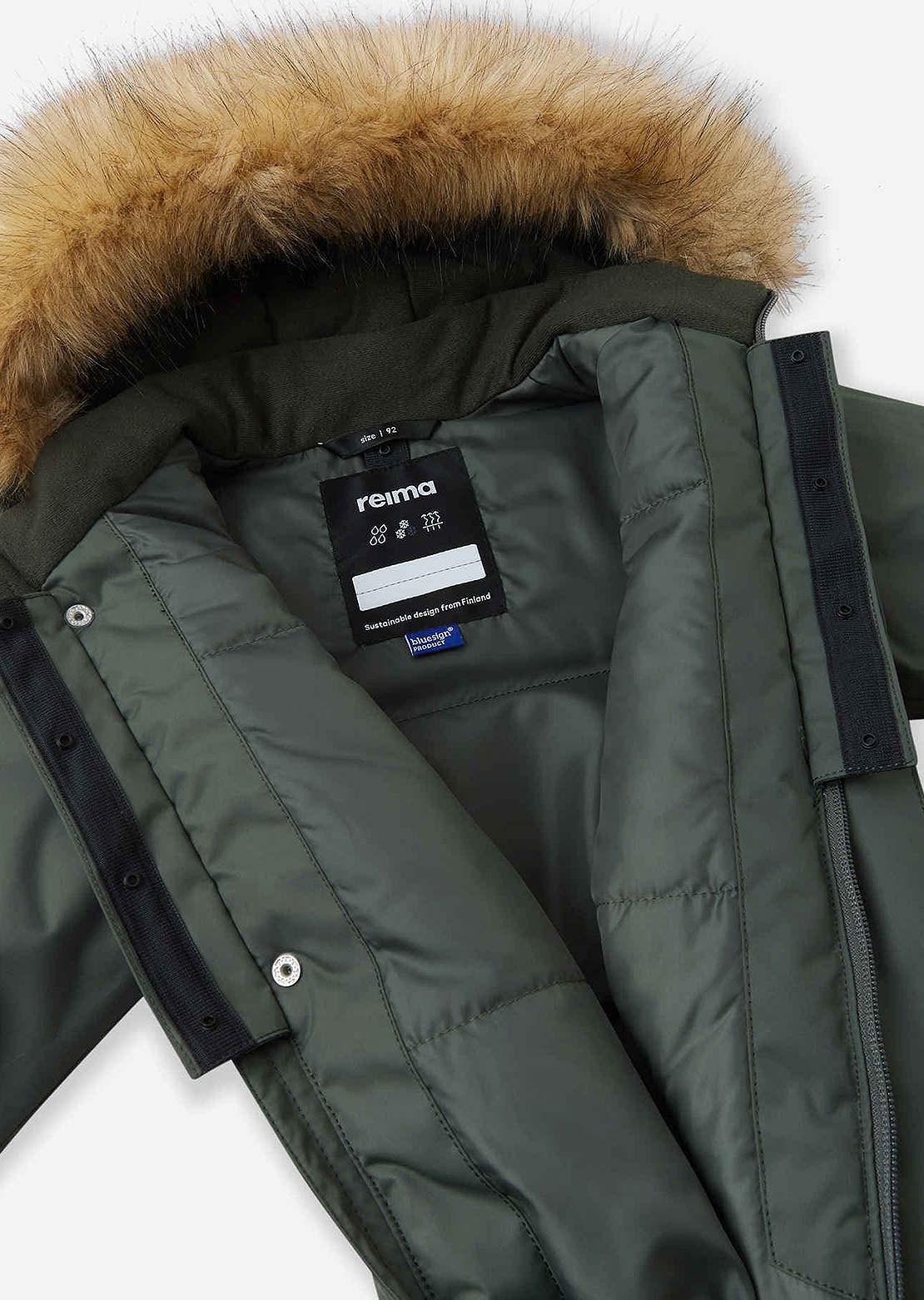 Reima Toddler Reimatec Gotland Winter Overall Thyme Green