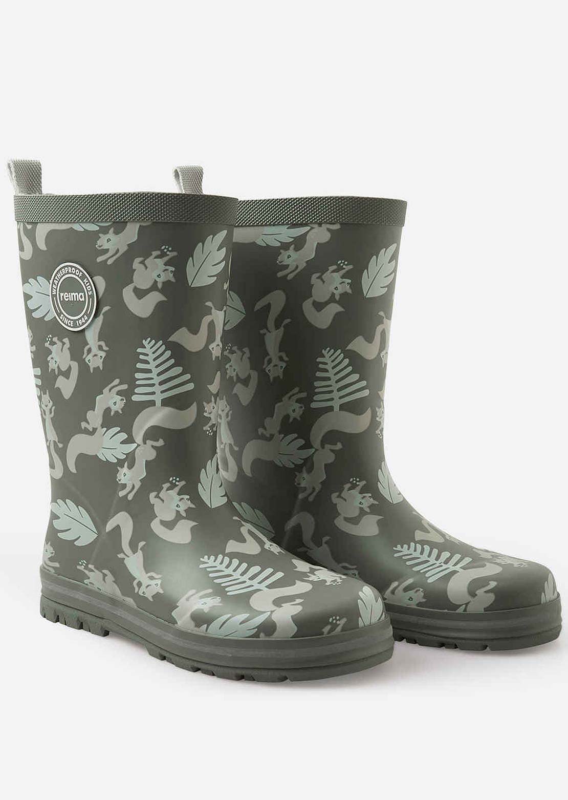 Reima Toddler Taika 2.0 Rain Boots Greyish Green