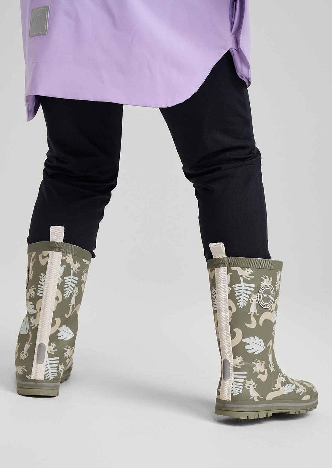 Reima Toddler Taika 2.0 Rain Boots Greyish Green