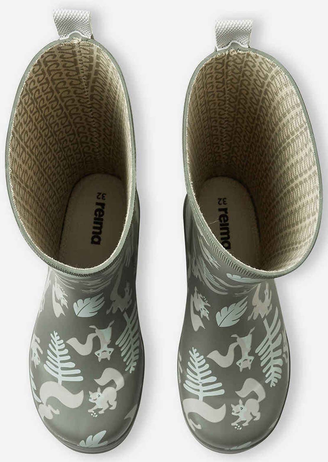 Reima Toddler Taika 2.0 Rain Boots Greyish Green