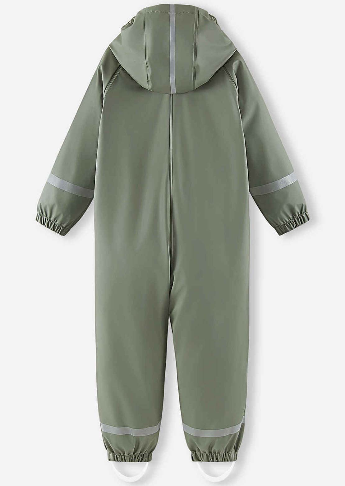 Reima Toddler Veteen Rain Overall Greyish Green