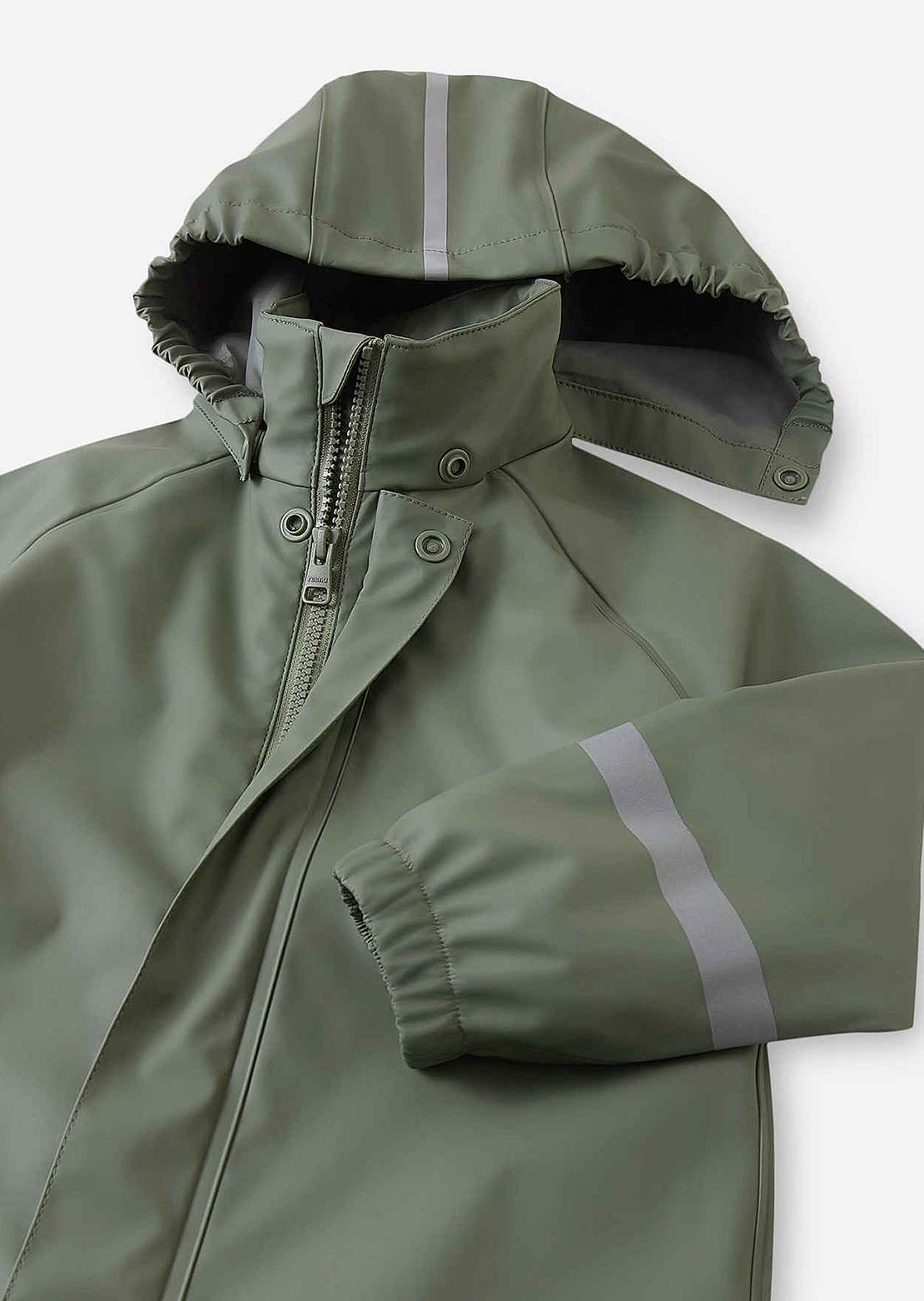 Reima Toddler Veteen Rain Overall Greyish Green