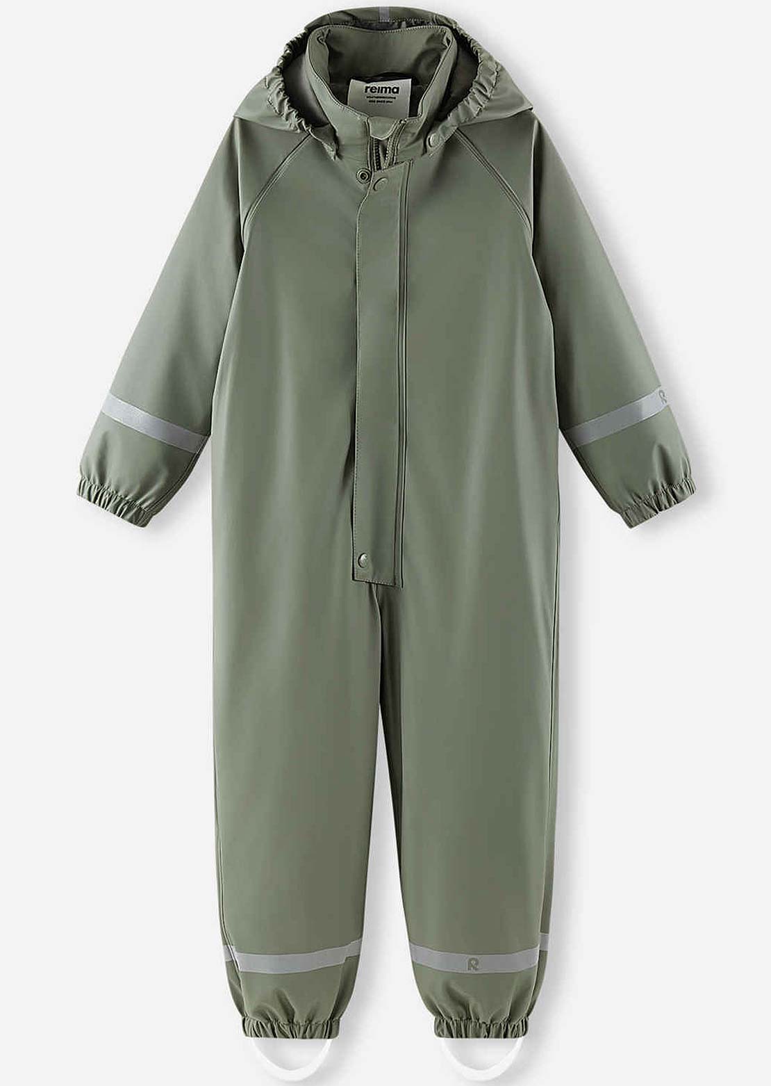 Reima Toddler Veteen Rain Overall Greyish Green