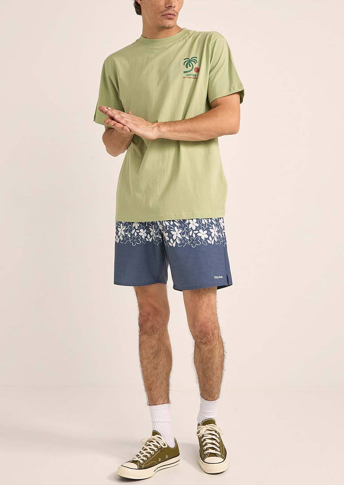 Rhythm Men's Bora Bora Beach Shorts Slate