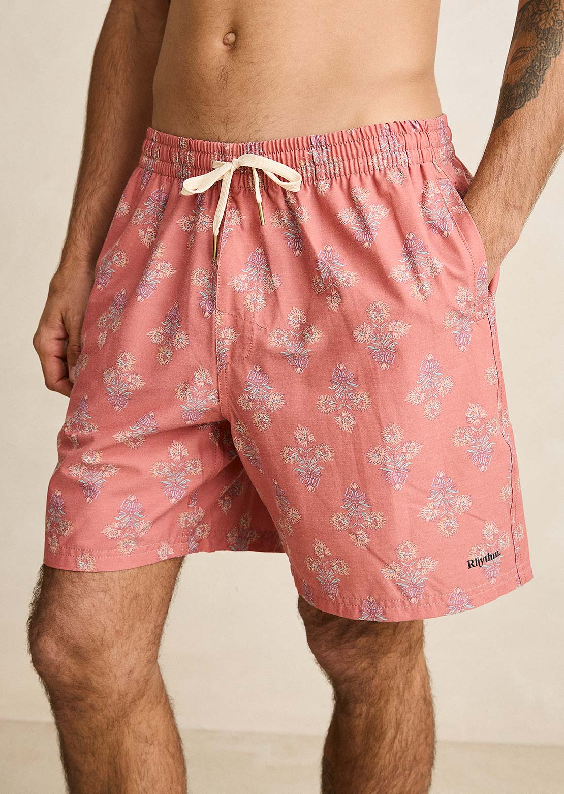 Rhythm Men's Bouquet Beach Shorts