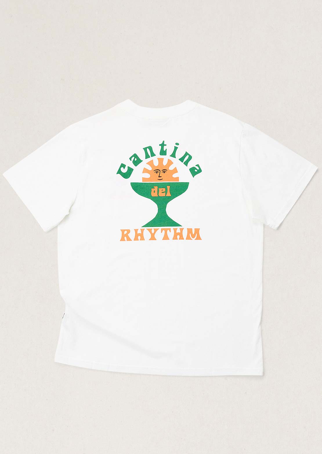 Rhythm Men's Cantina T-Shirt Vintage White