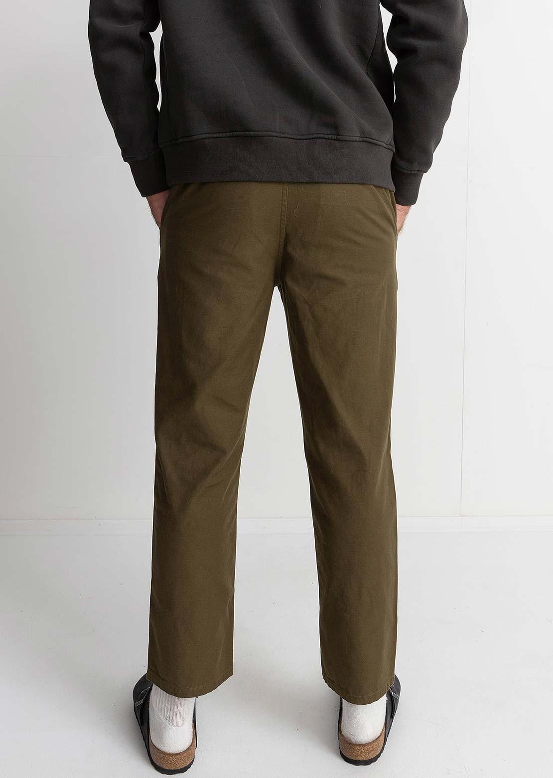 Rhythm Men's Classic Fatigue Pants Olive