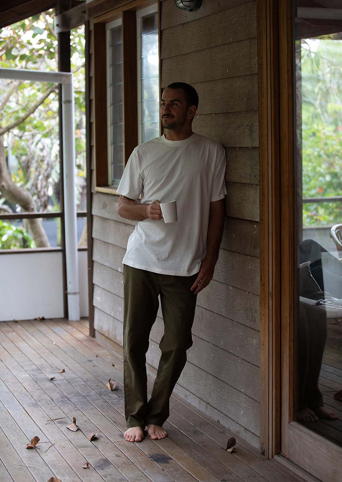 Rhythm Men's Classic Fatigue Pants Olive