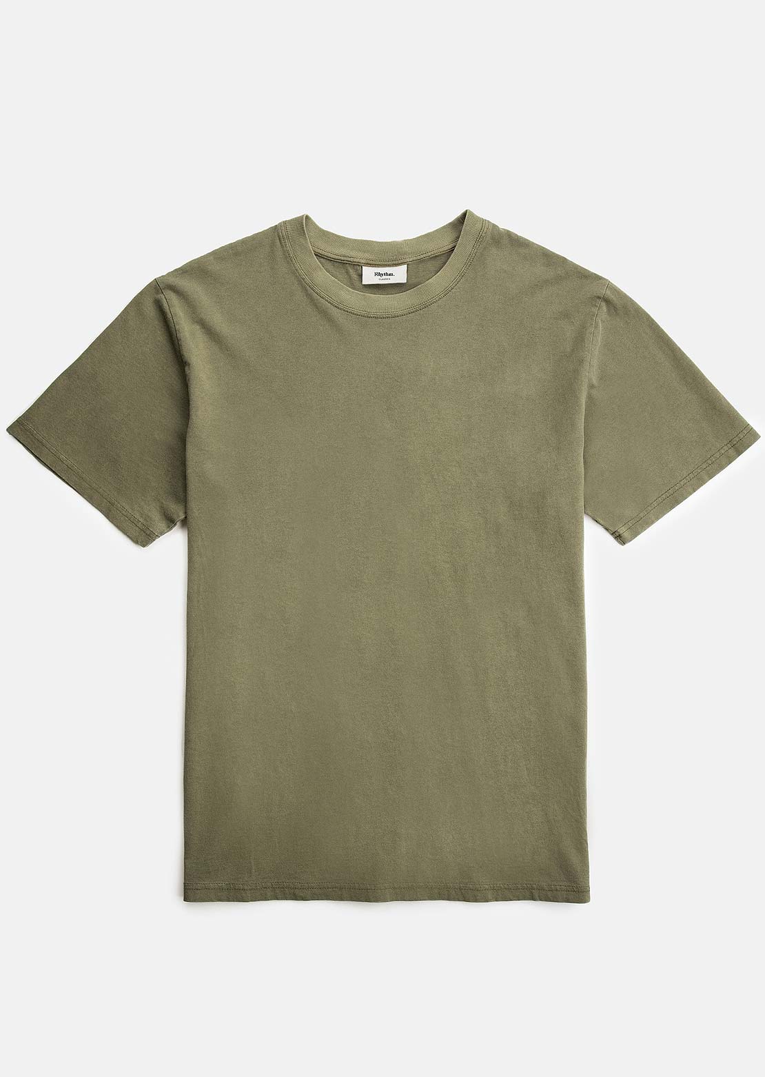 Rhythm Men's Classic Vintage T-Shirt Olive