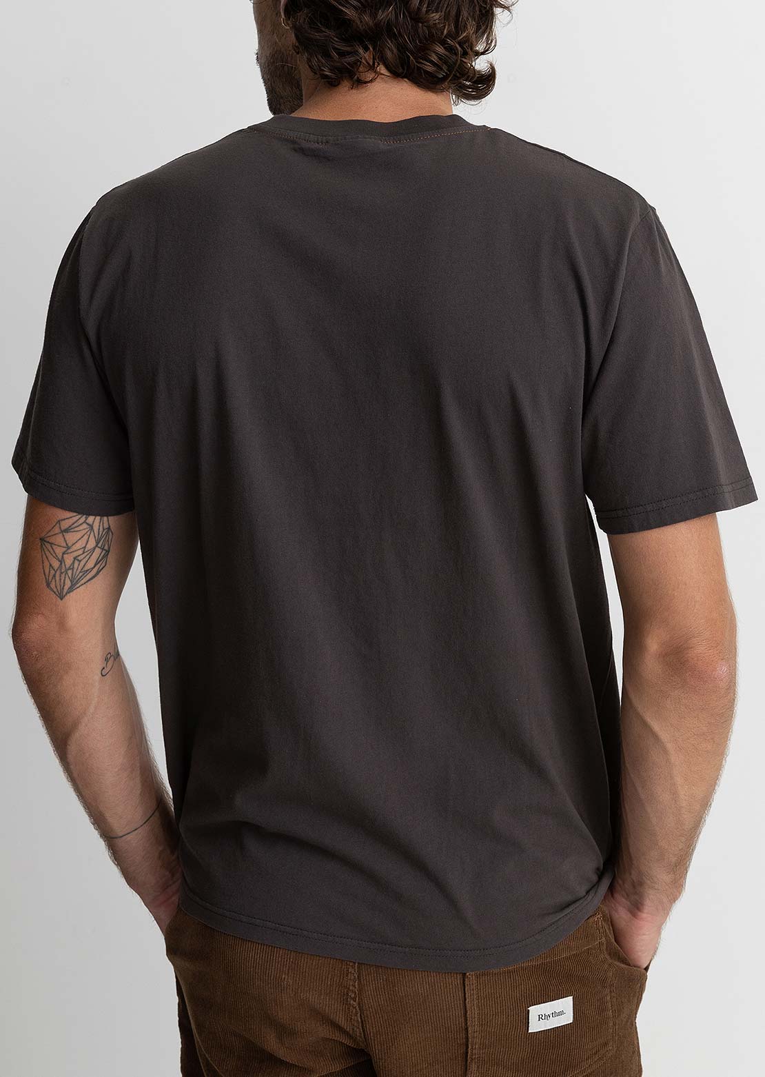 Rhythm Men's Classic Vintage T-Shirt Vintage Black