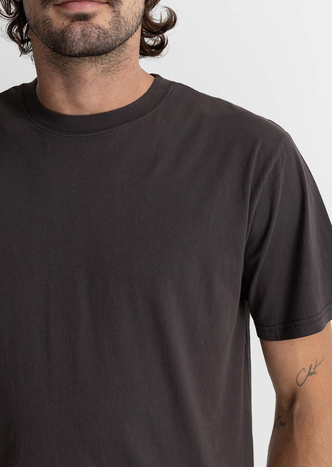 Rhythm Men's Classic Vintage T-Shirt Vintage Black