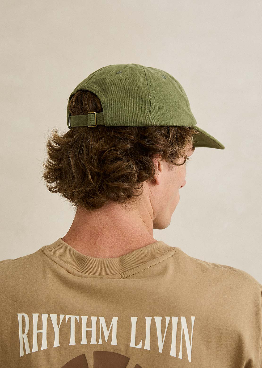 Rhythm Men's Essential Brushed Twill Cap Dill