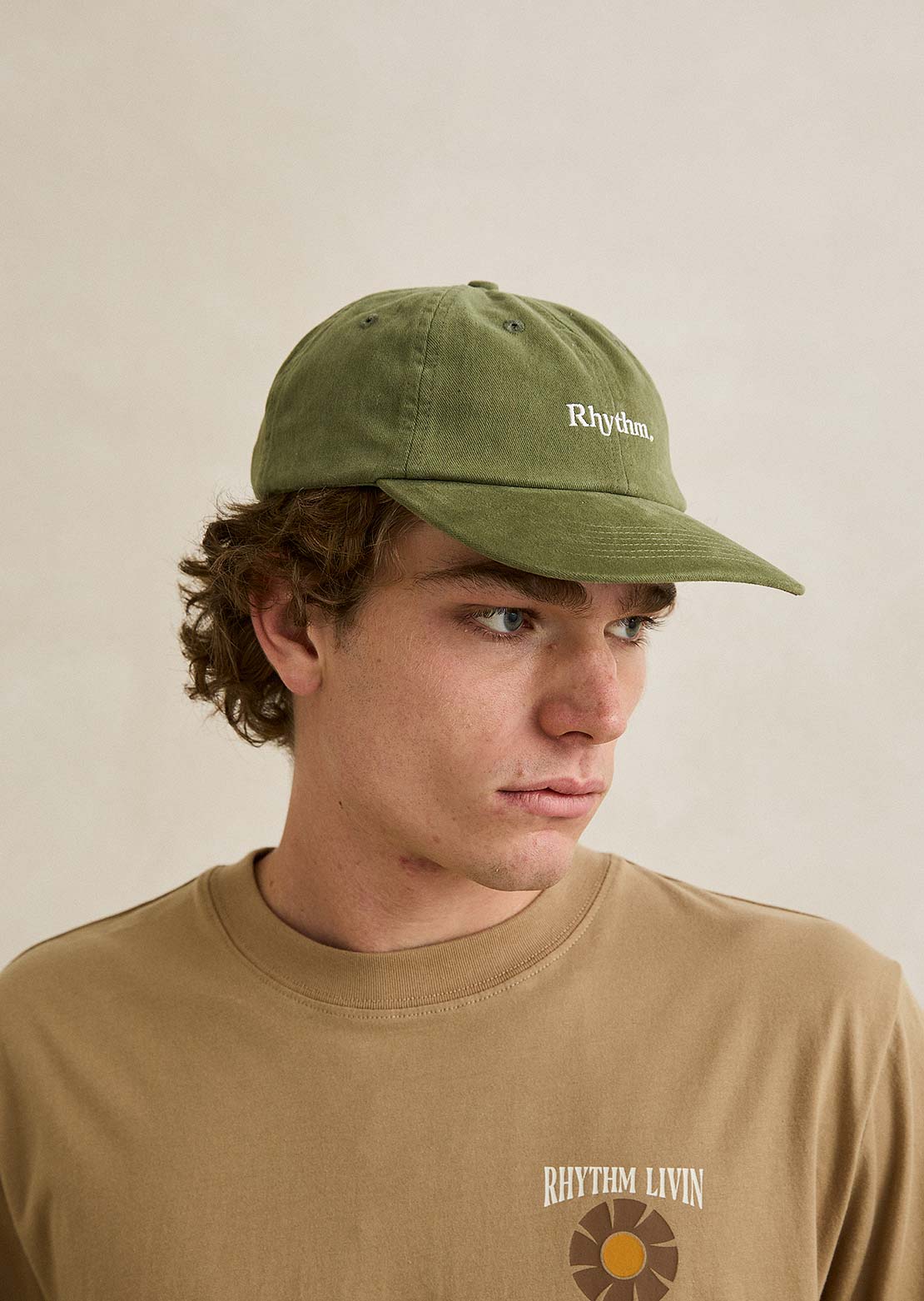 Rhythm Men's Essential Brushed Twill Cap Dill