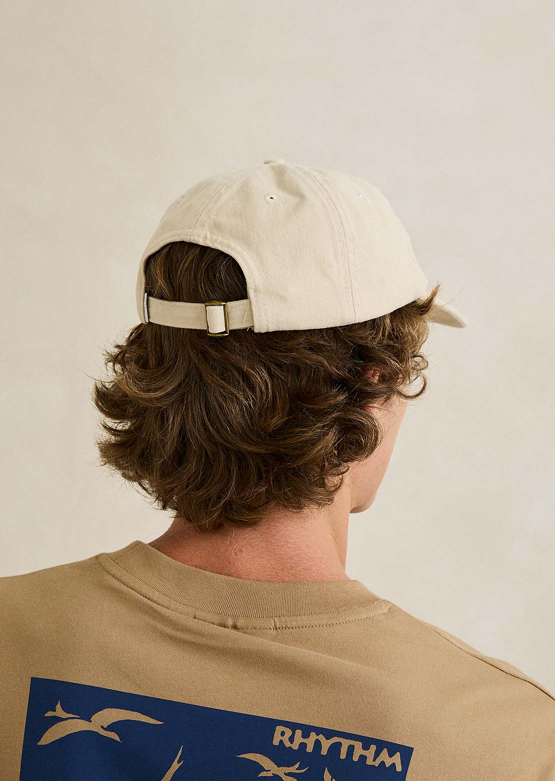 Rhythm Men's Essential Brushed Twill Cap Stone