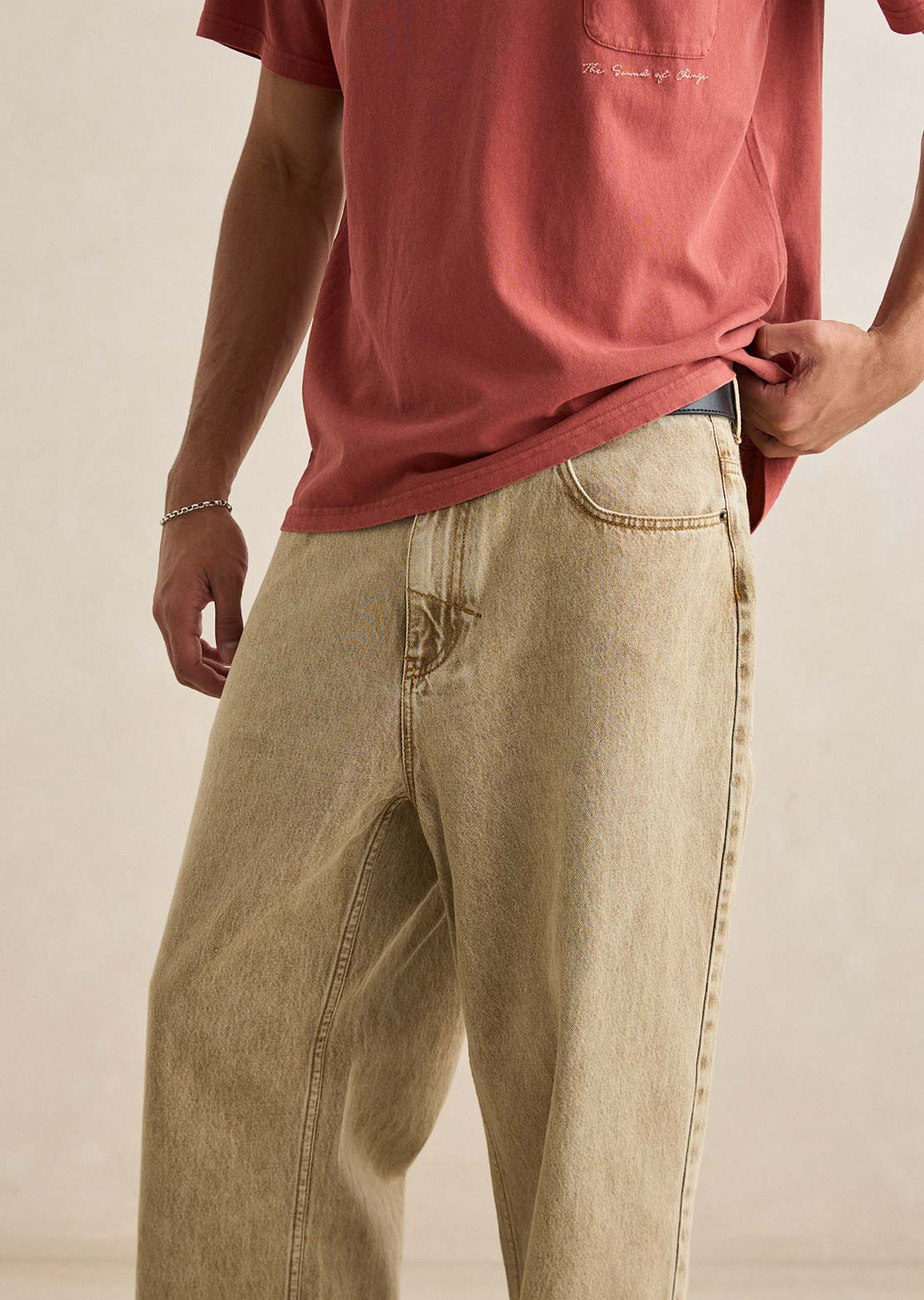 Rhythm Men's Essential Jeans Sand