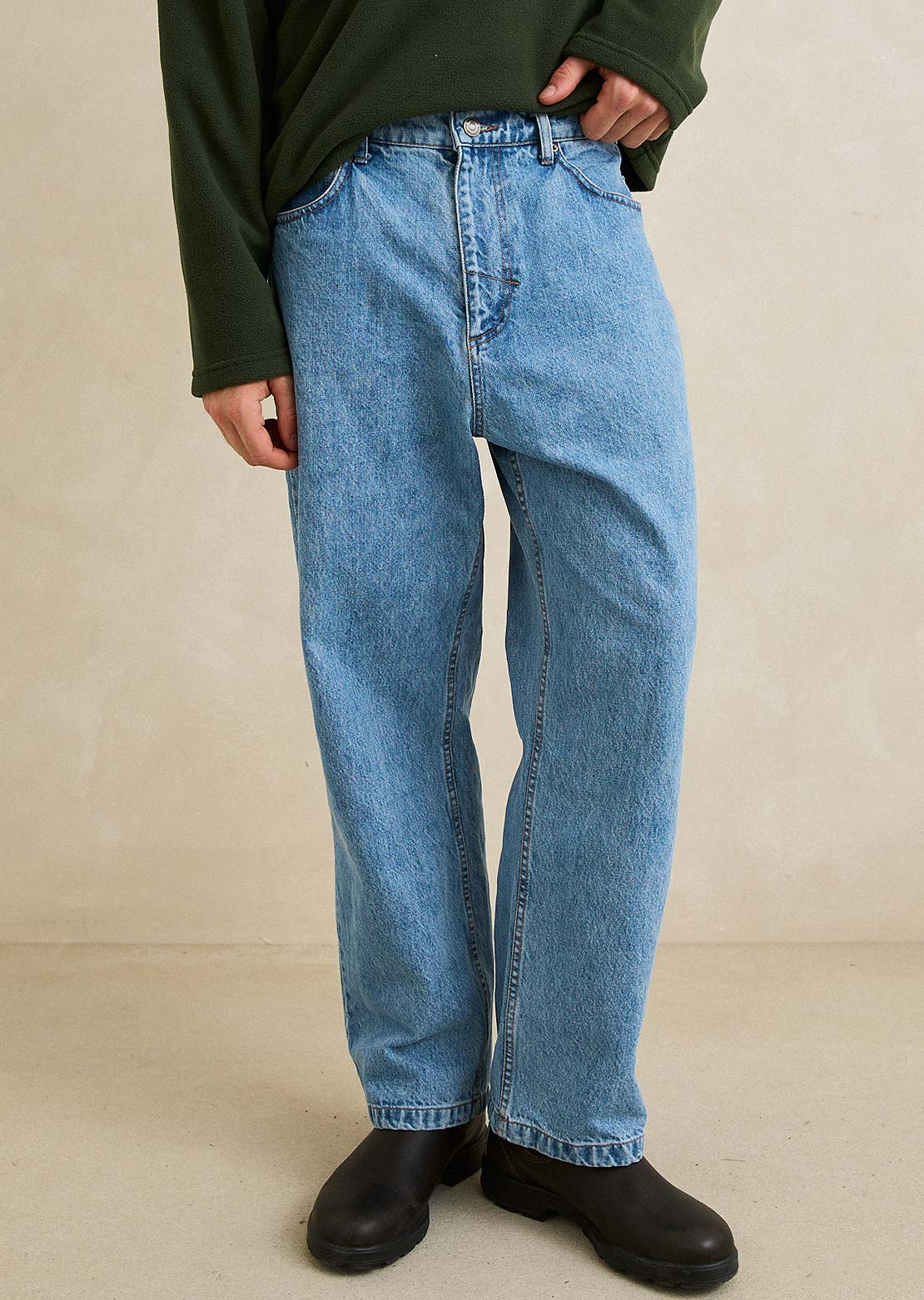 Rhythm Men's Essential Jeans Worn Indigo