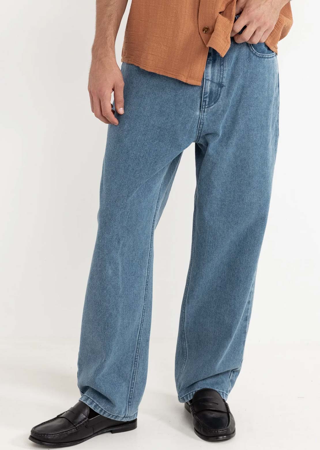 Rhythm Men's Essential Jeans Dark Blue