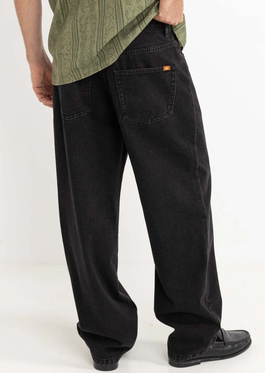 Rhythm Men's Essential Jeans Worn Black
